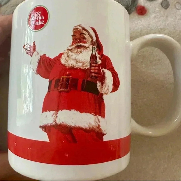 Things Go Better with Coke Santa Mug Coca-Cola Mug set of 4 - Picture 8 of 11